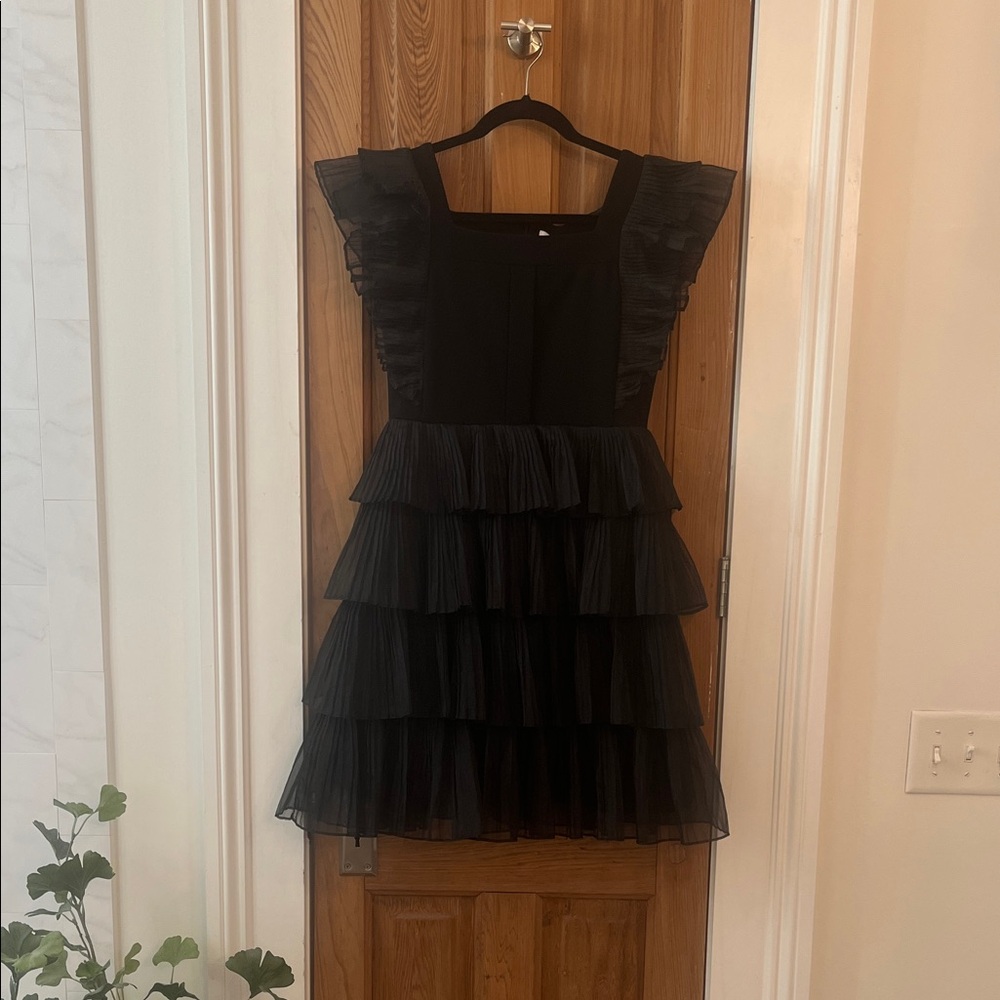 Hunter Bell Black Tiered Dress